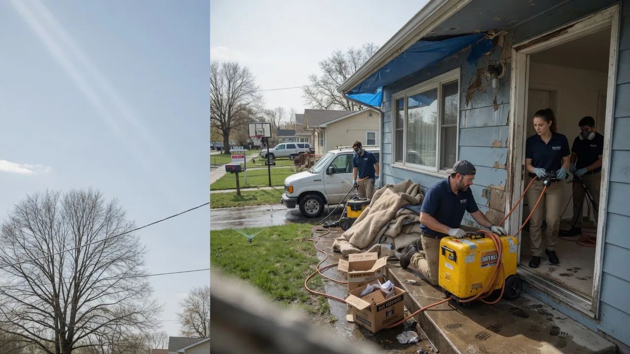 Basement Flood Cleanup in Crown Point, IN near me